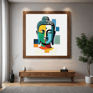 Geometric Serenity of Buddha