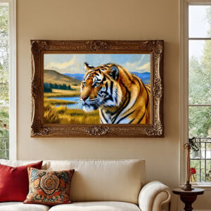 Majestic Tiger in Nature’s Realm