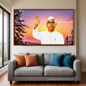 Sunset Blessing: Baba’s Divine Presence