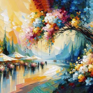 Lakeside Bloom & Golden Light